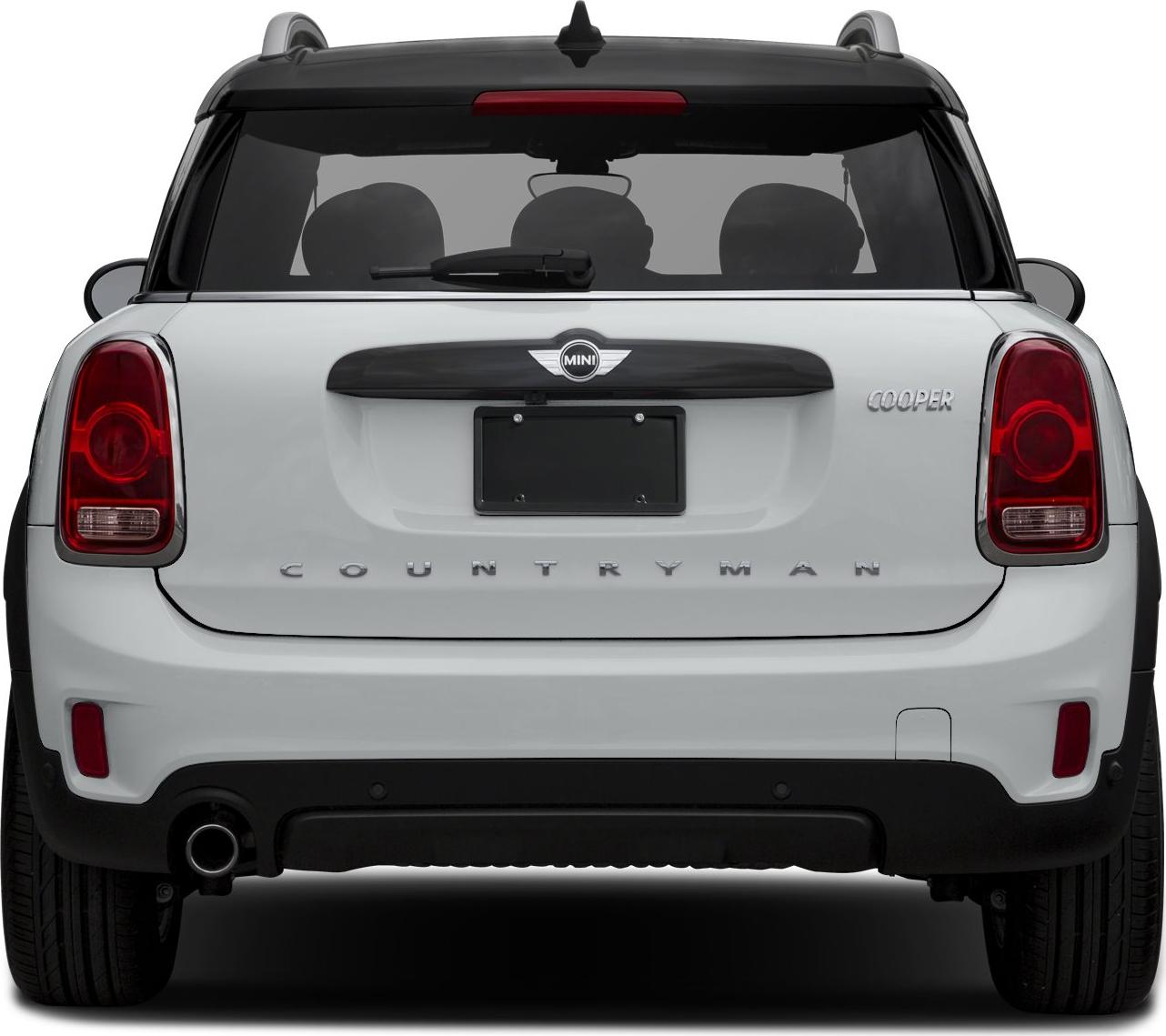 Rear view of hatchback with distinctive tail lights and rear windshield wiper