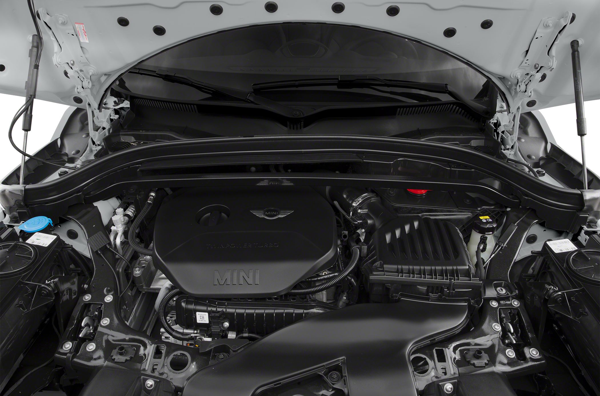 TwinPower Turbo engine in open engine compartment