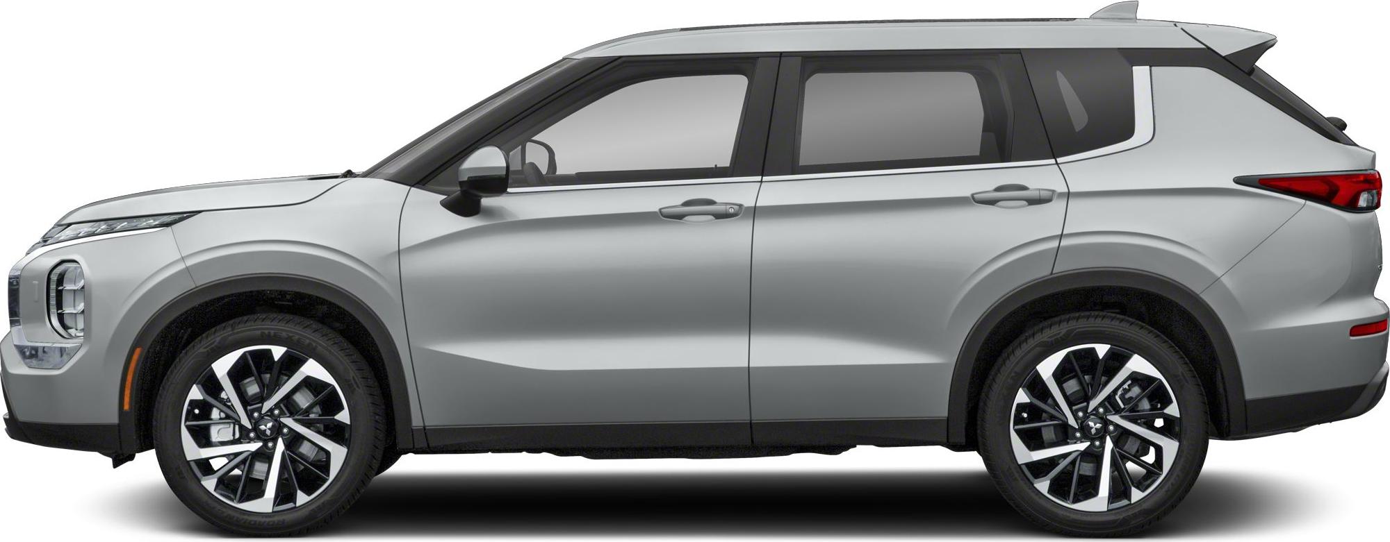 Silver SUV side profile with alloy wheels and tinted windows