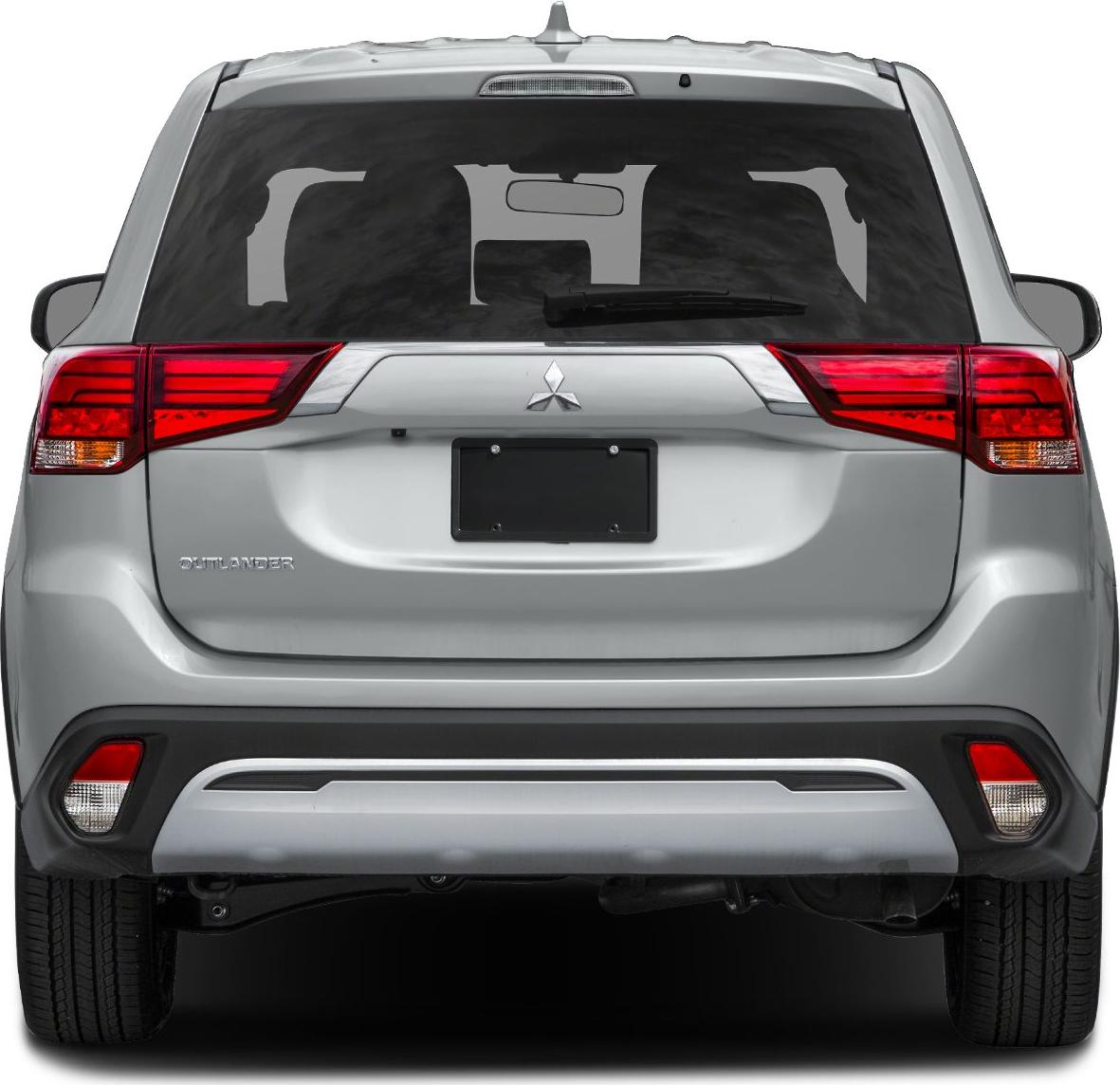 Rear view with LED tail lights and chrome trim, SUV rear features
