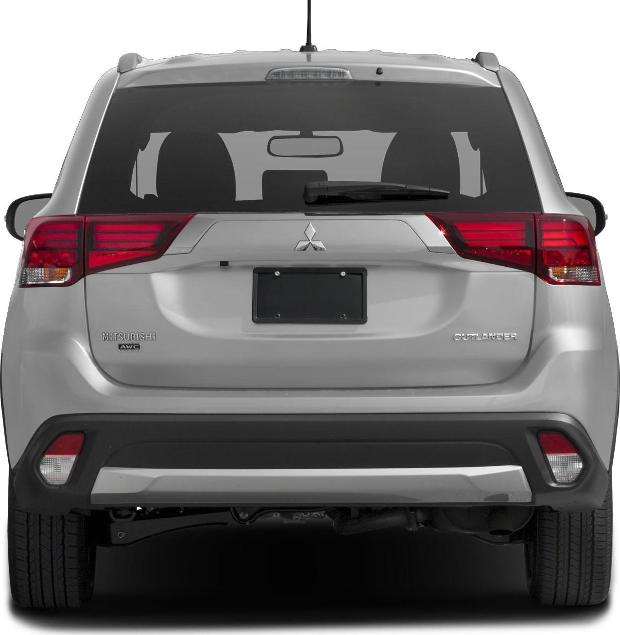 2015 Mitsubishi Outlander III (facelift 2015) Rear View