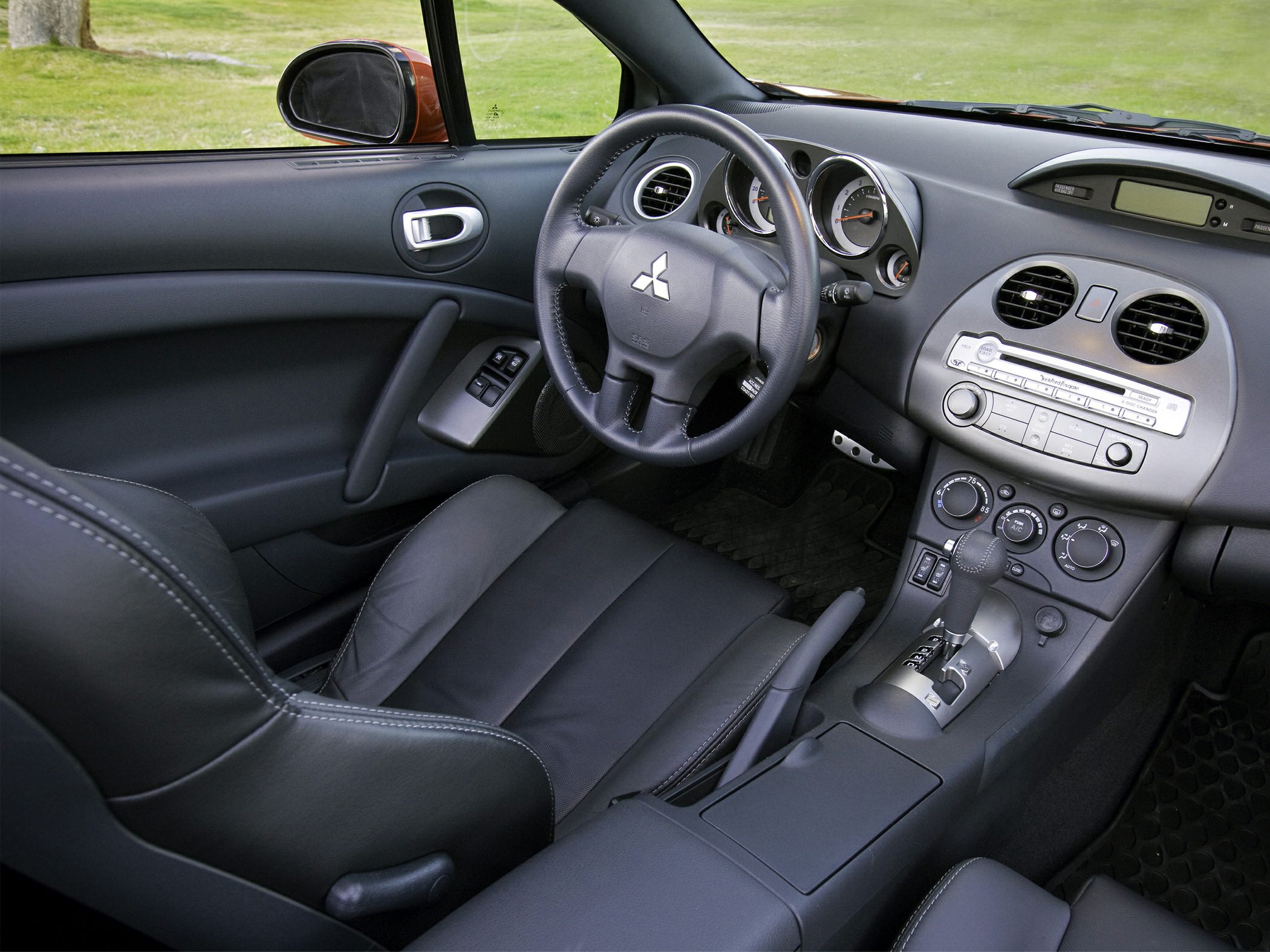 Interior dashboard and automatic gear shift center console