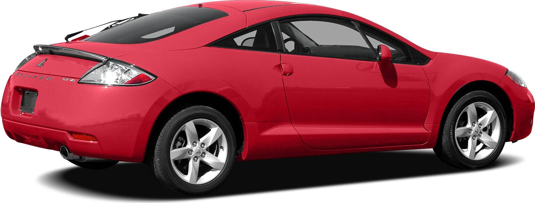 Rear and side view of a red sports coupe with alloy wheels
