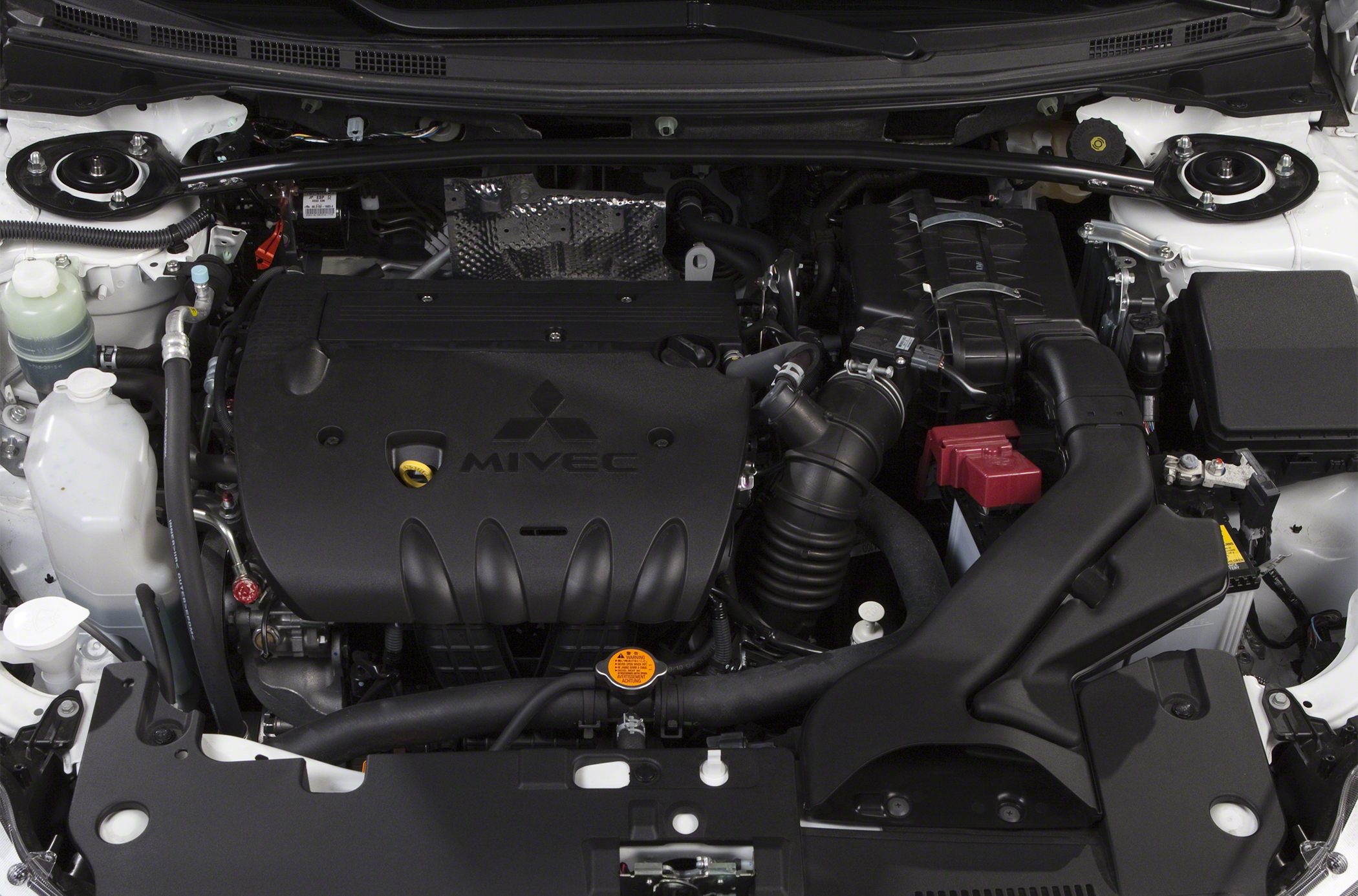 MIVEC engine compartment with visible components and intake system.