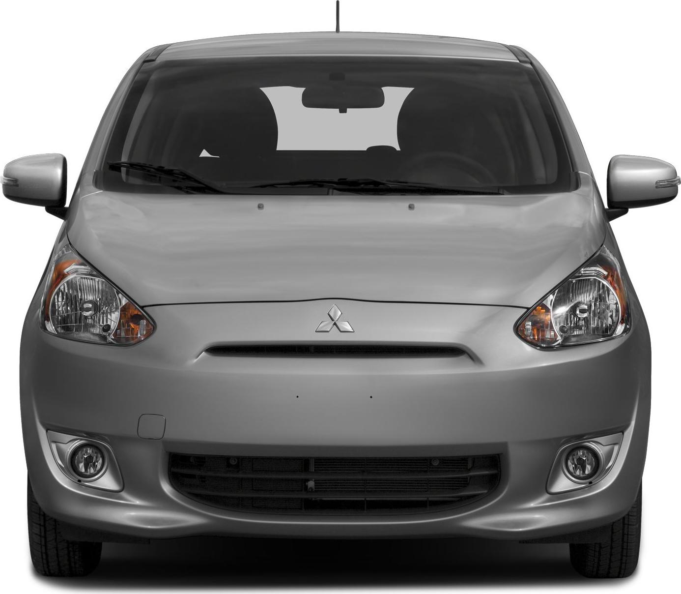 Compact hatchback front view with fog lights and sleek headlights