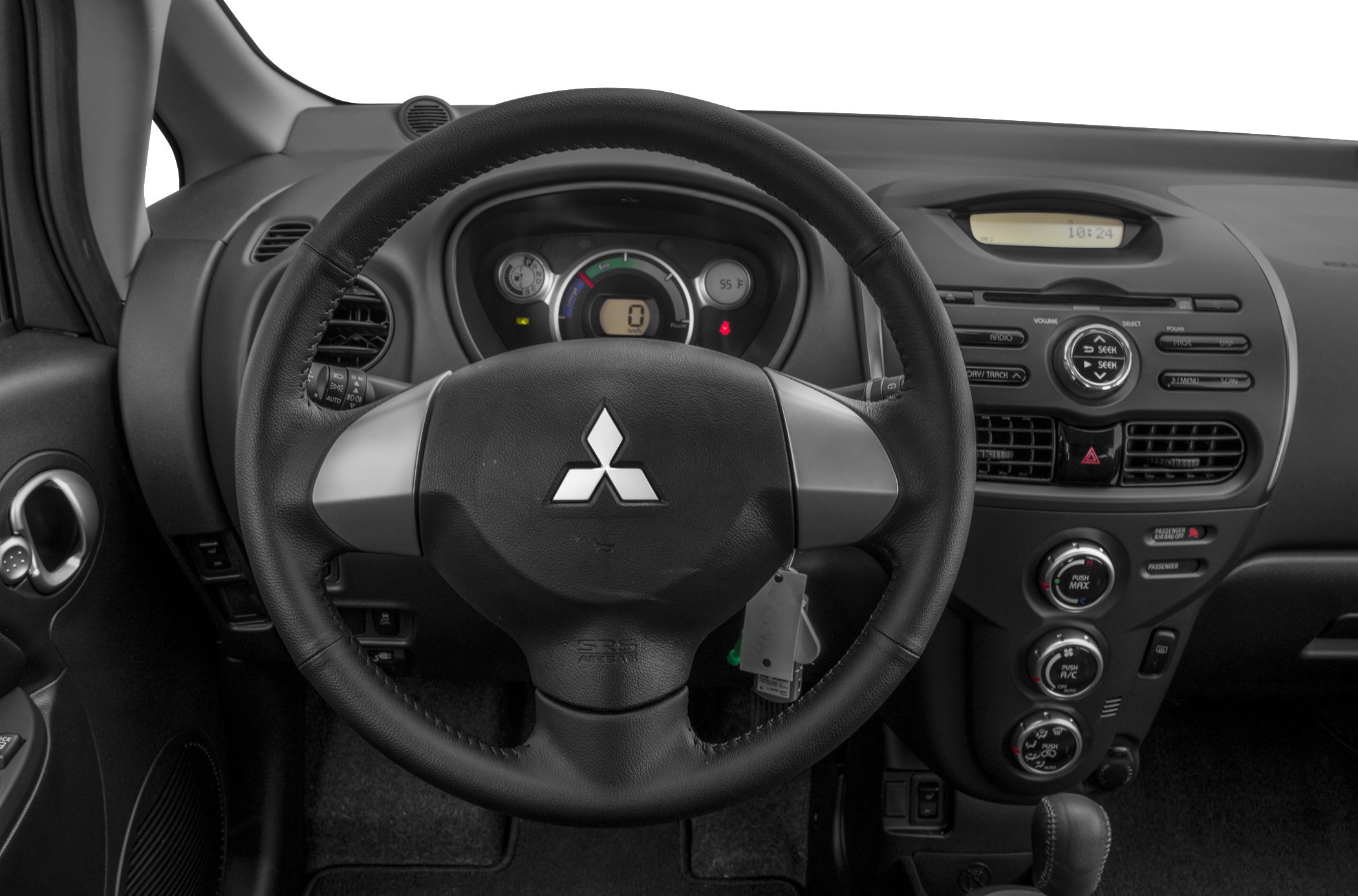 Steering wheel, dashboard, instrument cluster, and control panel interior features