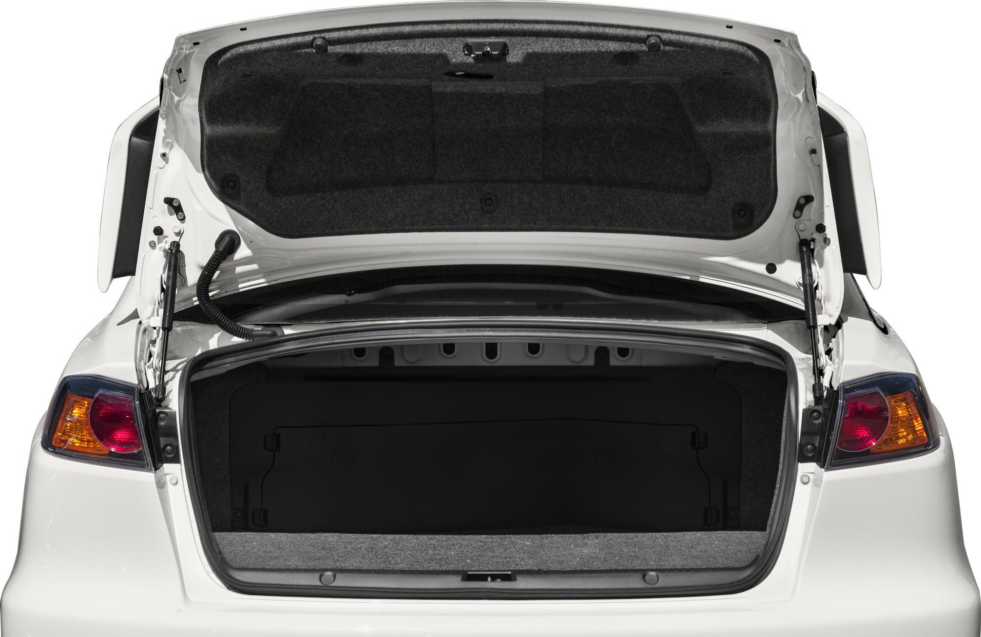 Open trunk with detailed interior and spacious cargo area