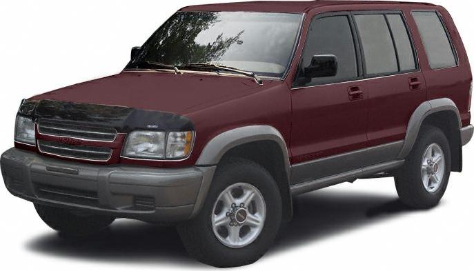 3/4 front-left view, Foxfire Red Mica / Moonmist Gray Mica