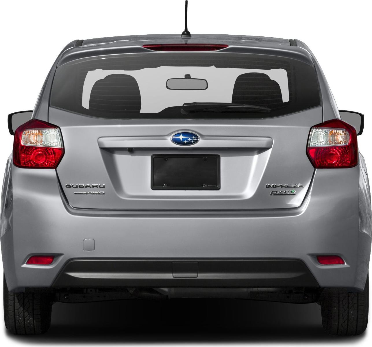 2015 Subaru Impreza IV Hatchback (facelift 2015) Rear View