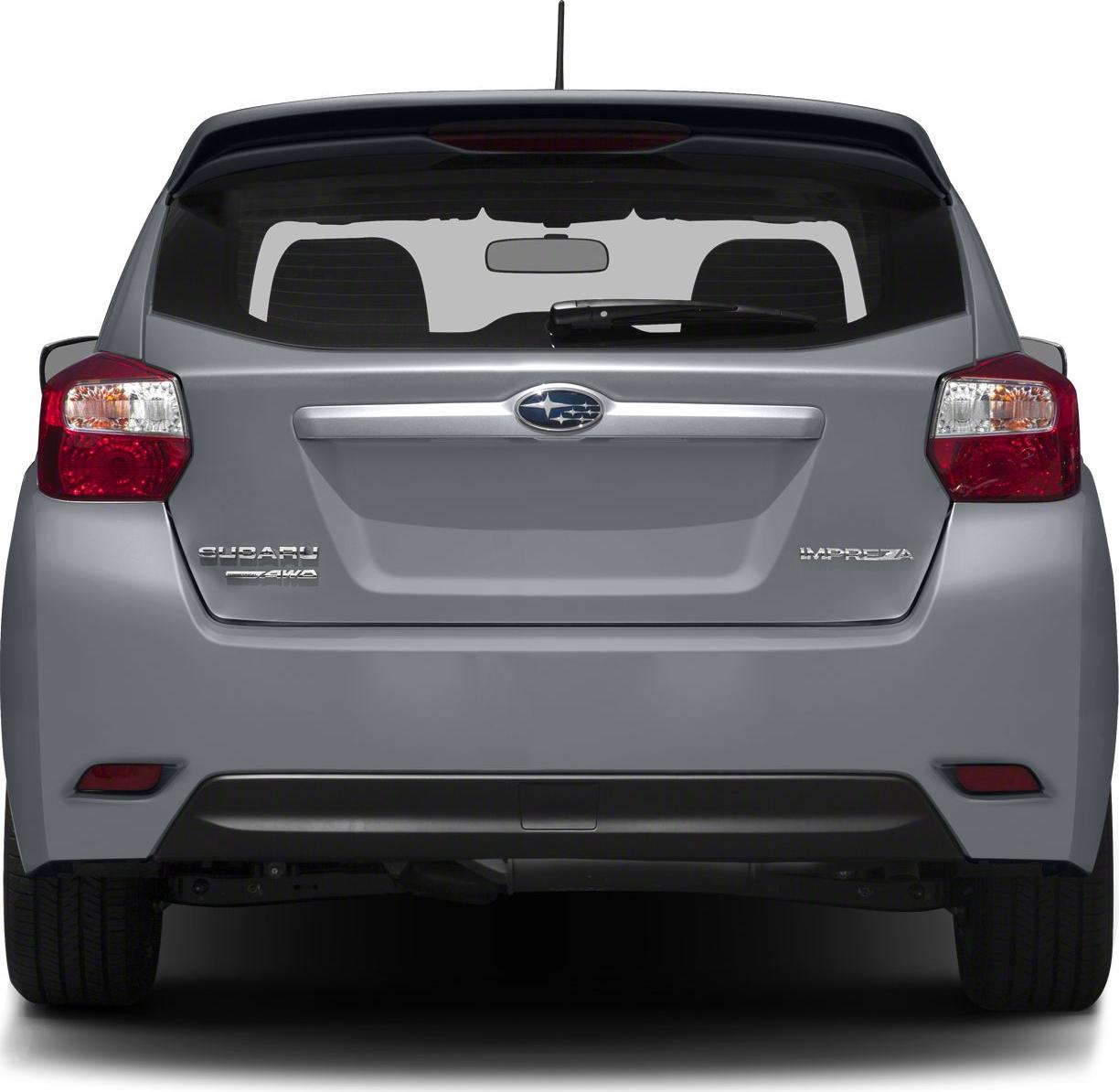2012 Subaru Impreza IV Hatchback Rear View