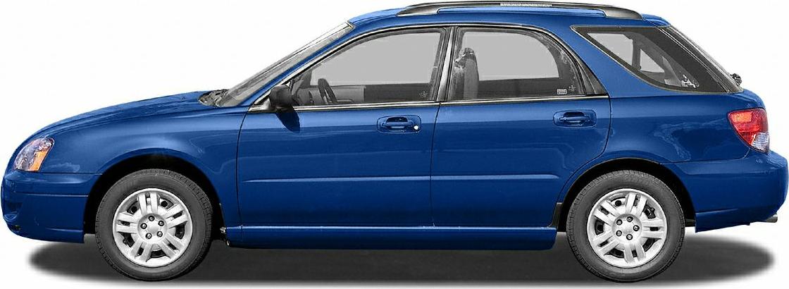 2003 Subaru Impreza II Station Wagon (facelift 2002) Side View Left