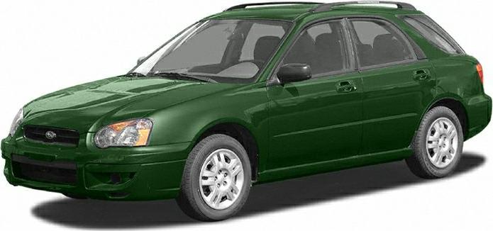 Green station wagon with distinct grille and roof rails