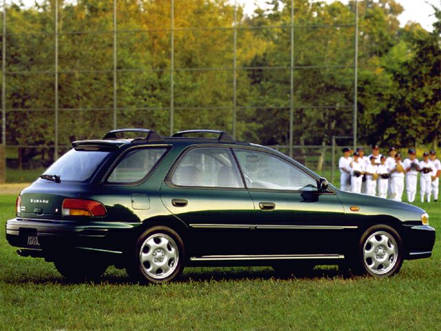1993 Subaru Impreza I Station Wagon (GF) Side View Right