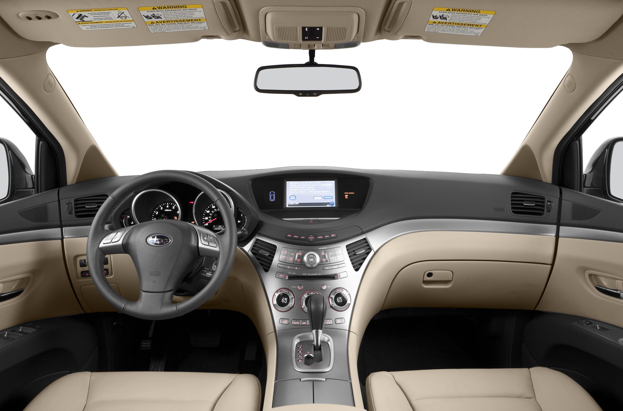 Dashboard, steering wheel, digital display, center console controls