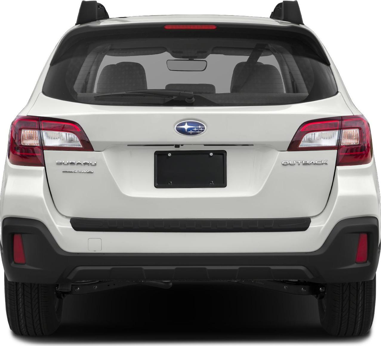 Rear view with AWD badge and taillights