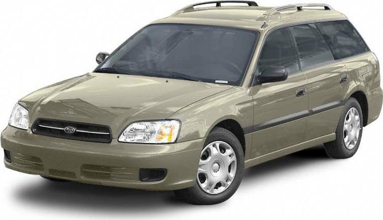 Front angled view of a station wagon with roof rails and alloy wheels
