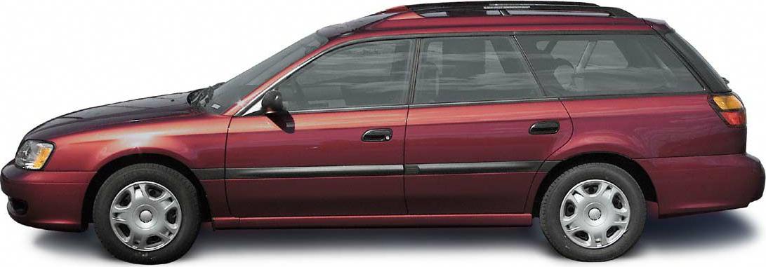 2001 Subaru Legacy III Station Wagon (BE,BH, facelift 2001) Side View Left