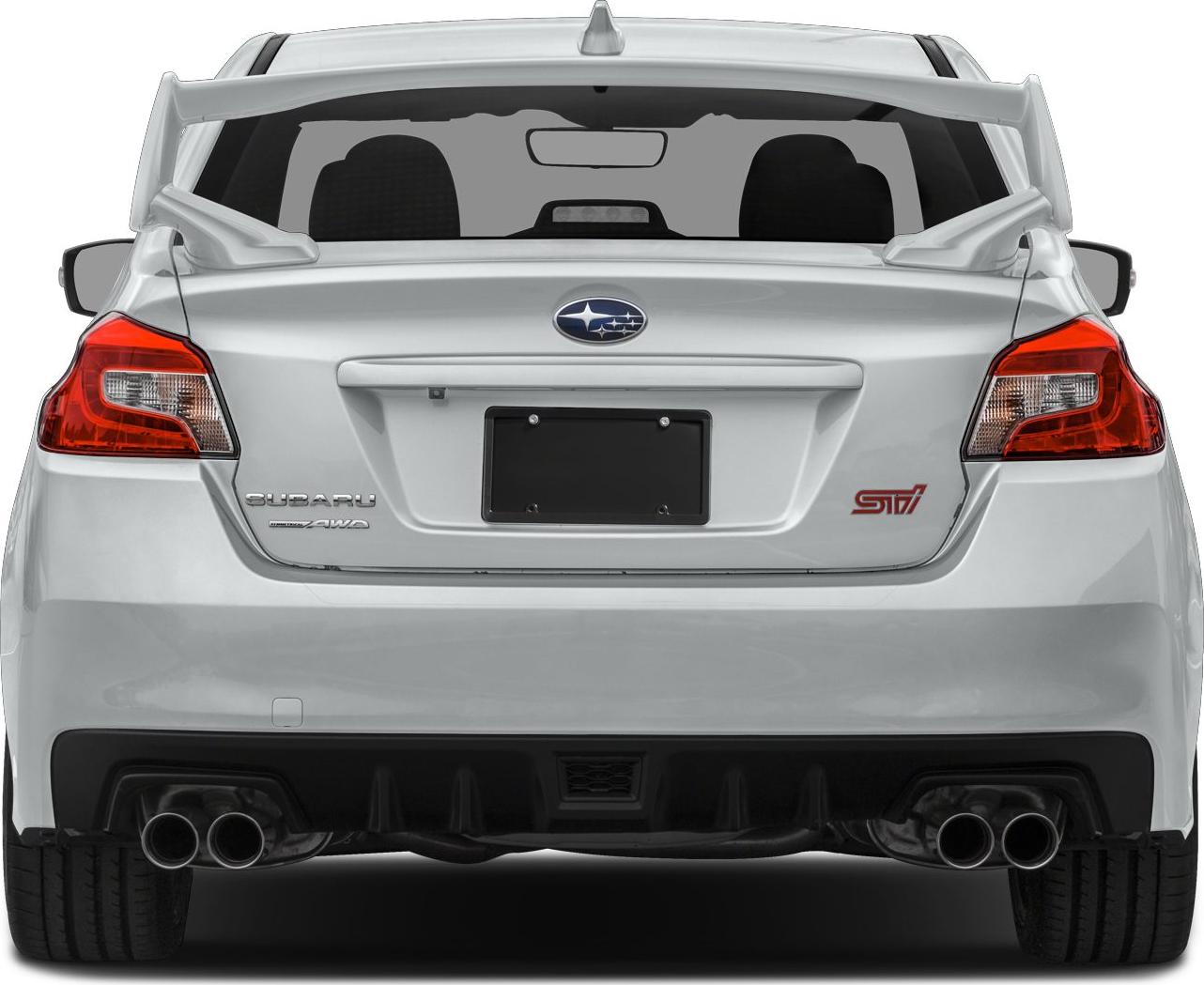 2019 Subaru WRX STI (facelift 2018) Rear View