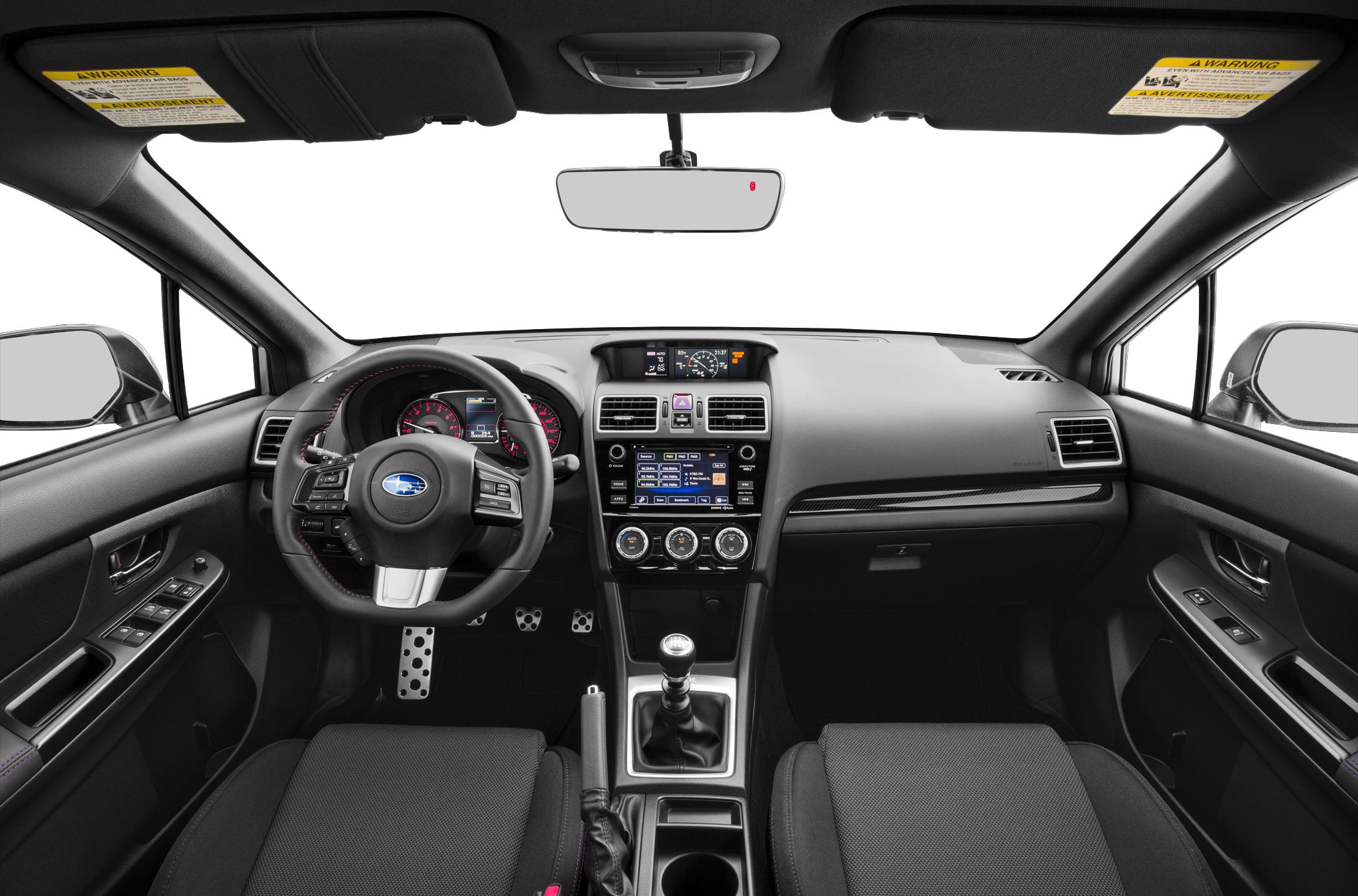 Dashboard, steering wheel, manual transmission interior