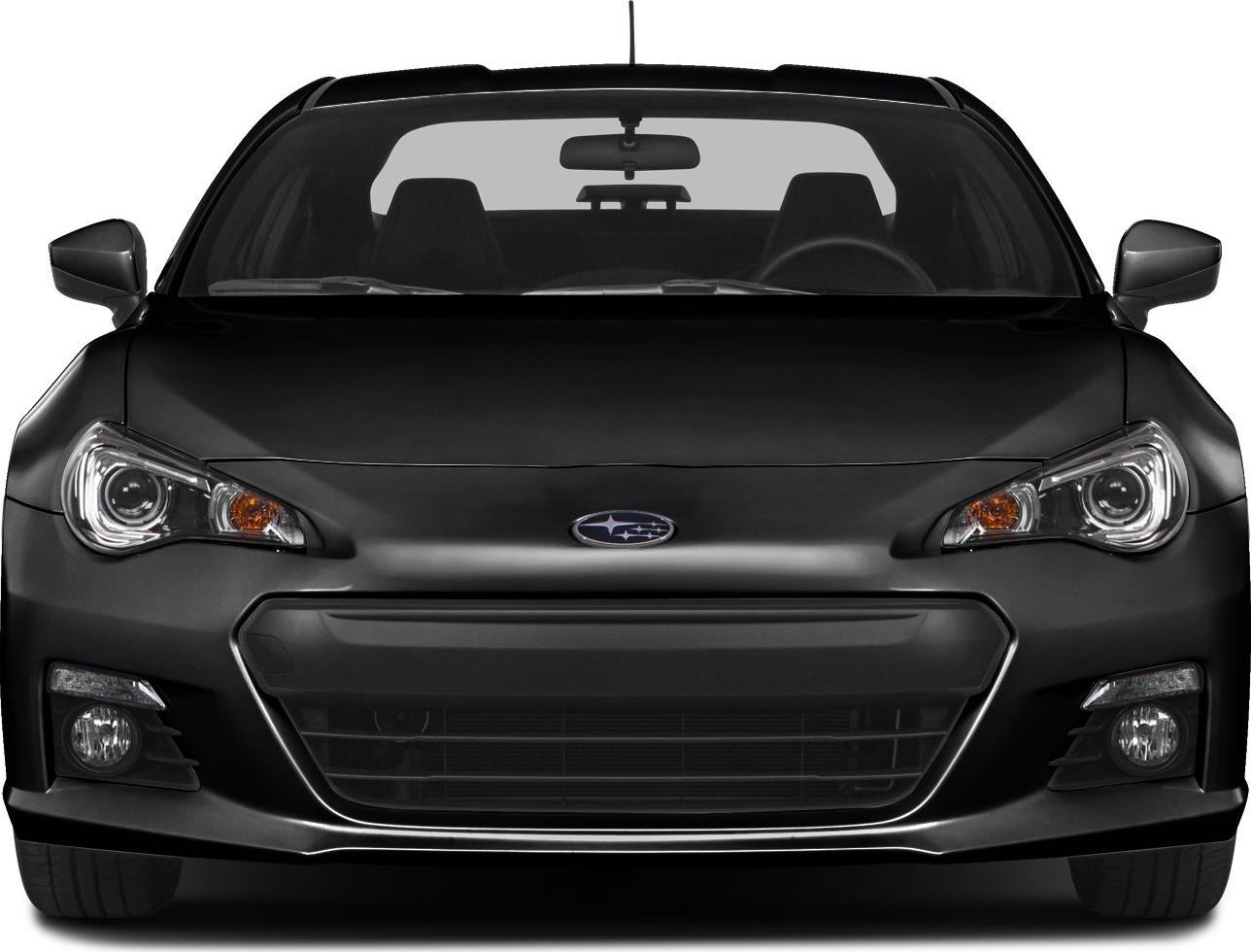 Front view with headlights and grille