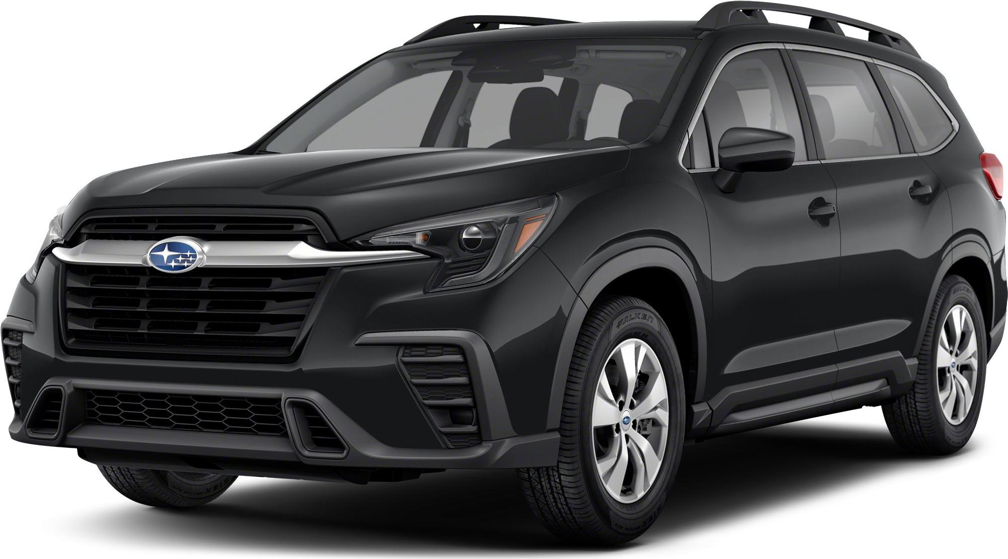 Front side view of sleek SUV with bold grille and roof rails