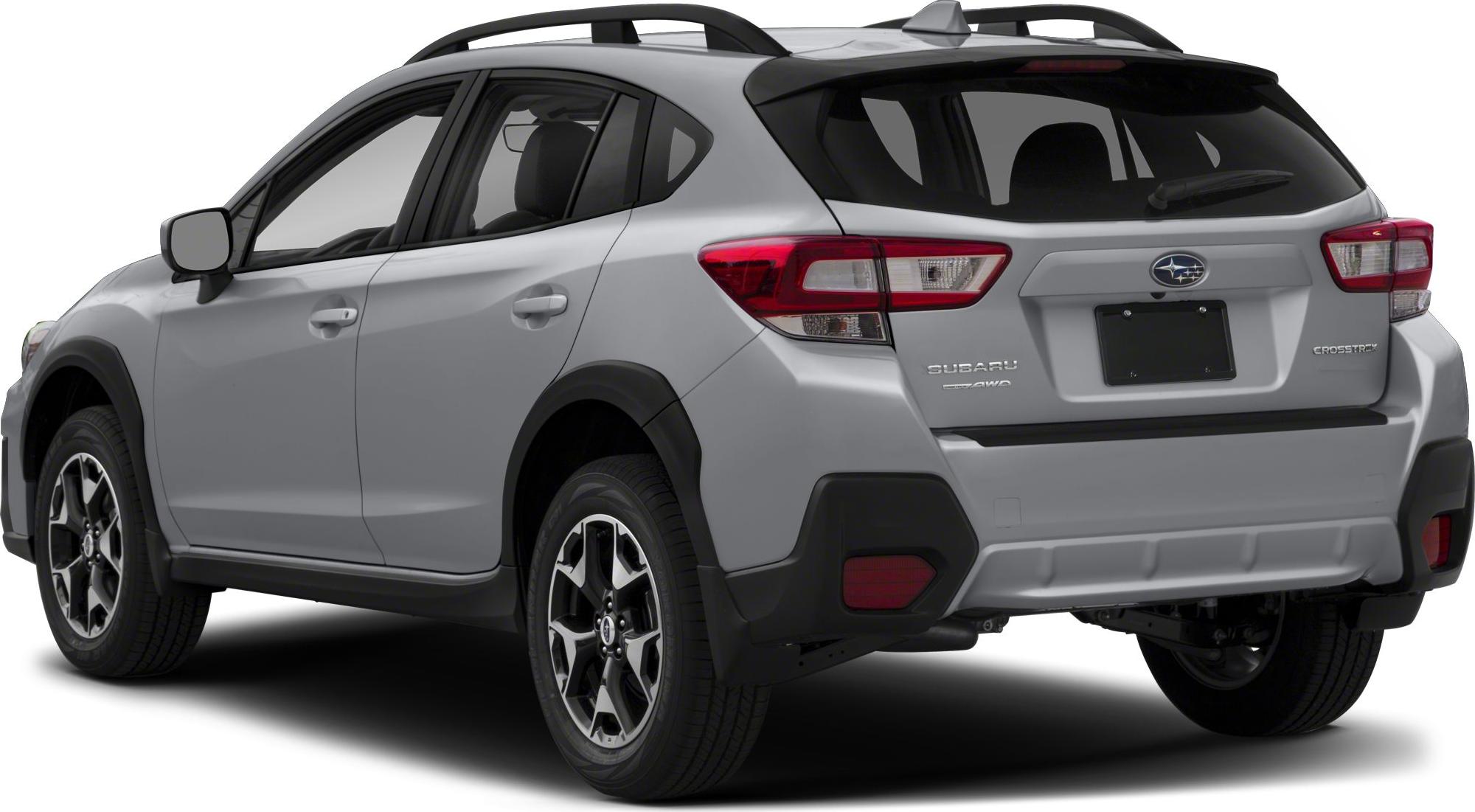 Rear view with roof rails and alloy wheels