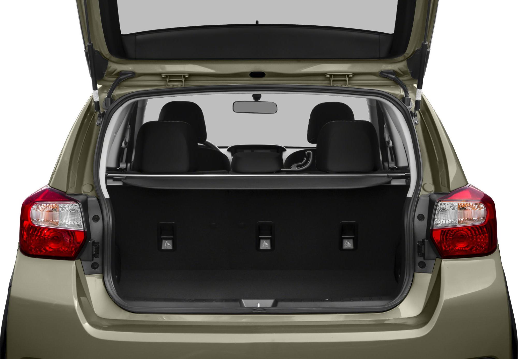 Open hatchback showing spacious cargo area and rear seatbacks