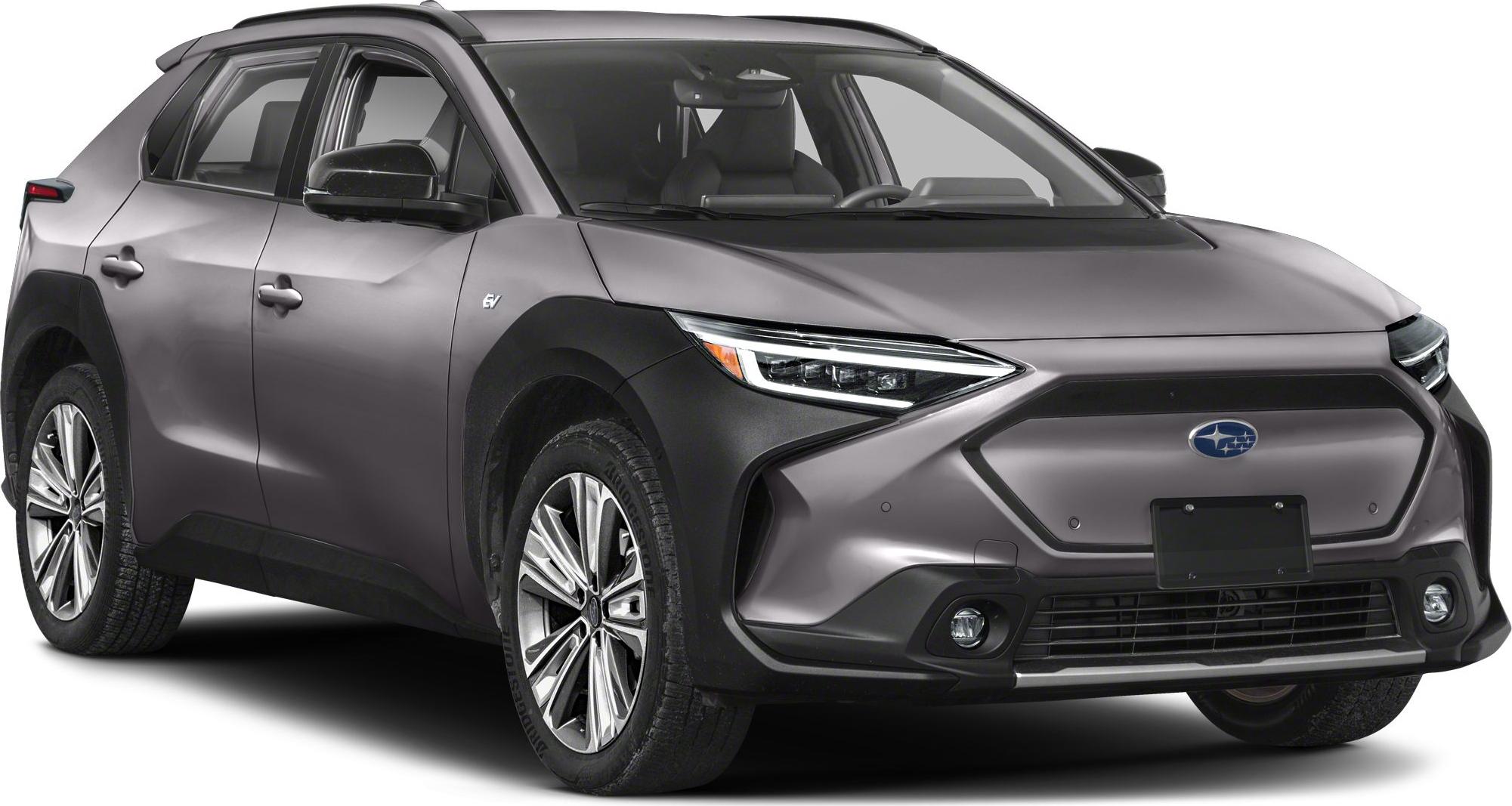 Electric SUV front and side with sleek headlamps and alloy wheels