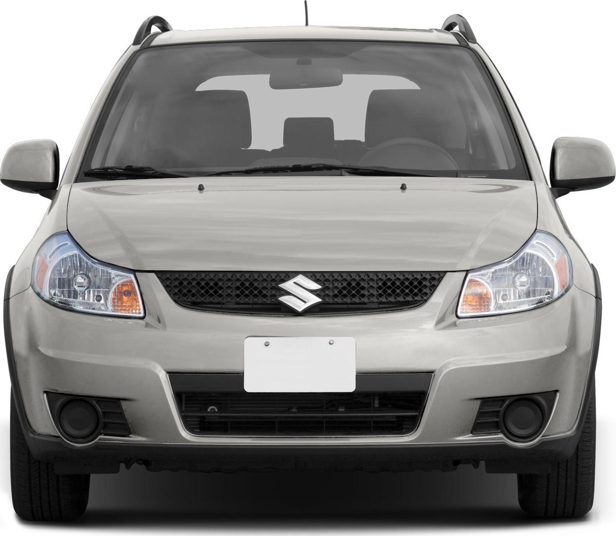 Front view of a vehicle highlighting grille, headlights, and fog lights