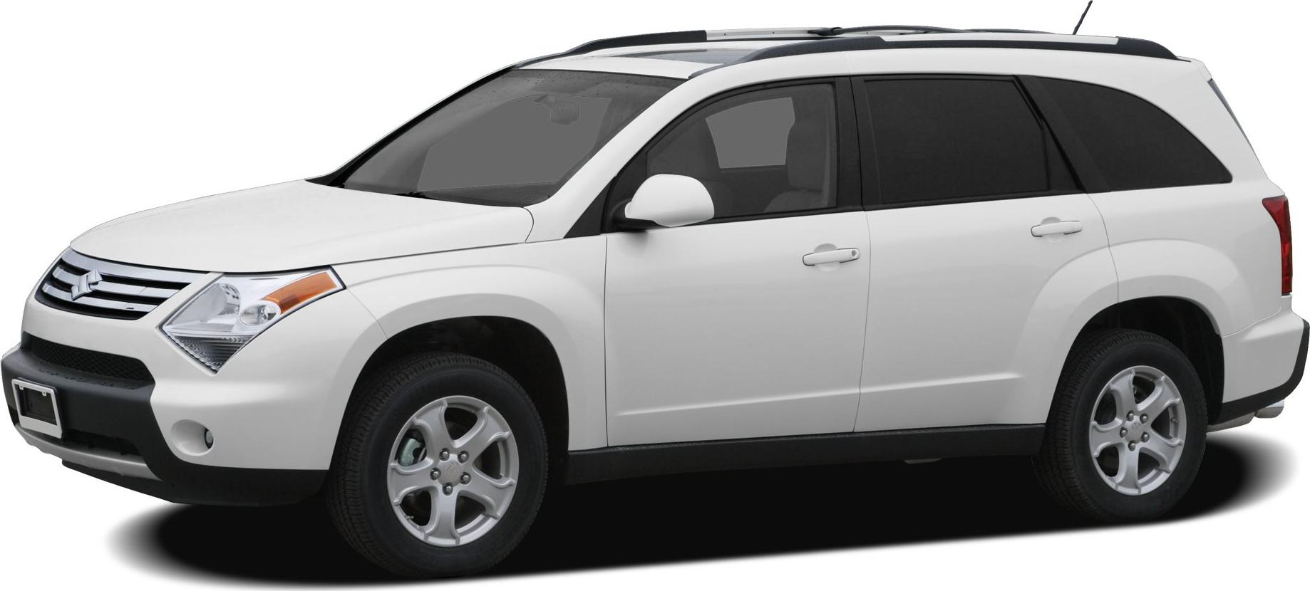 Side profile of SUV with roof rails and alloy wheels