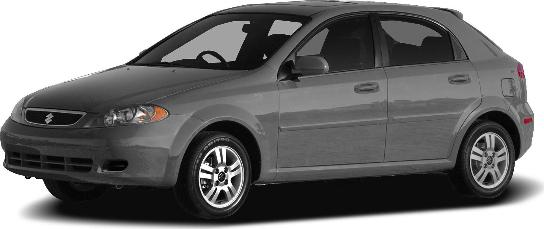 Compact 5-door hatchback side view with alloy wheels