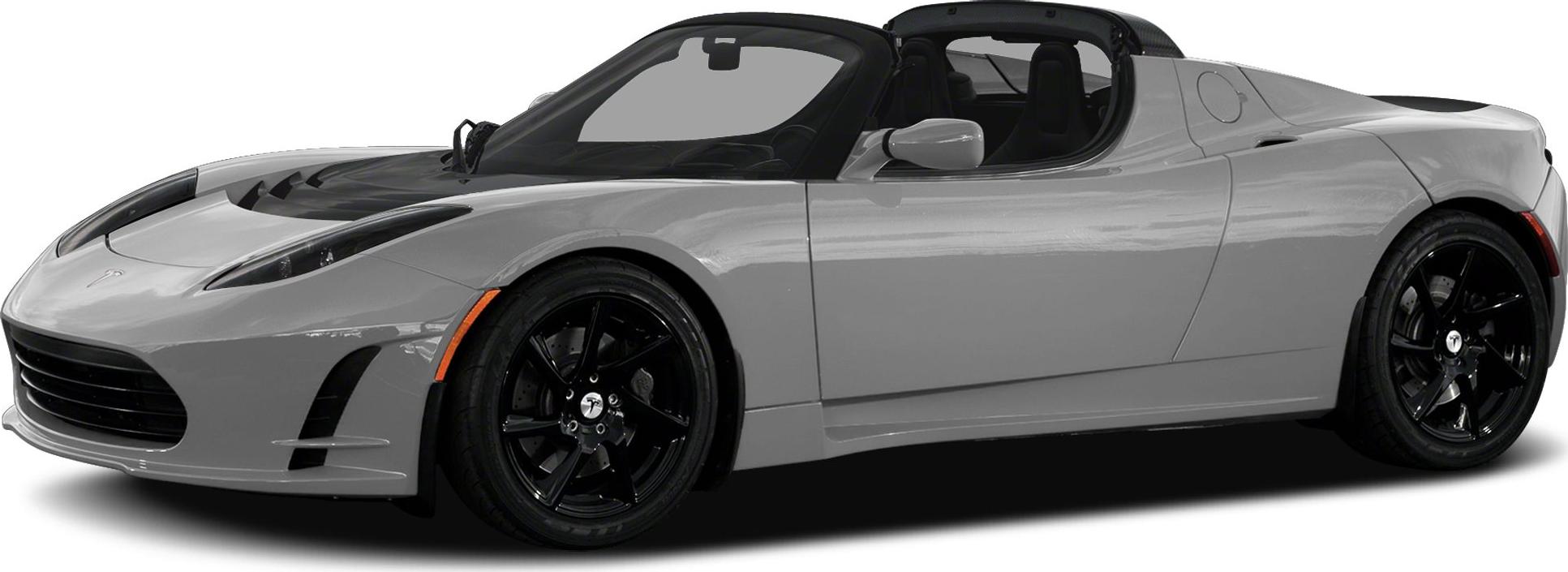Side view of sleek sports car with black rims and two-seater convertible design