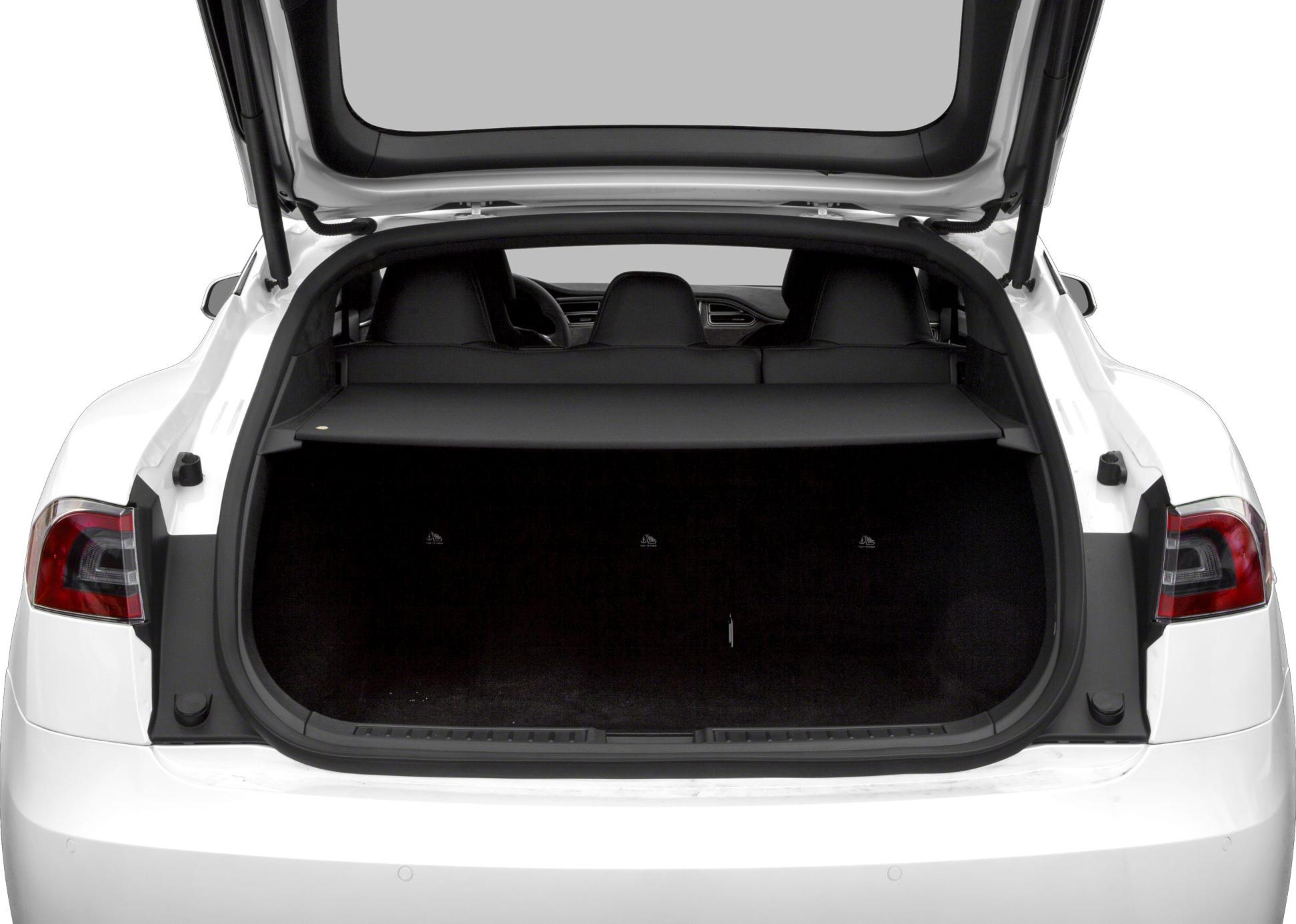 Spacious trunk with cargo cover and visible rear seats headrests