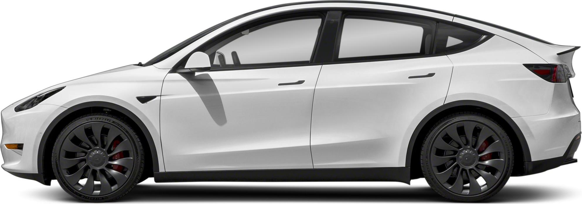 2020 Tesla Model Y Side View Left