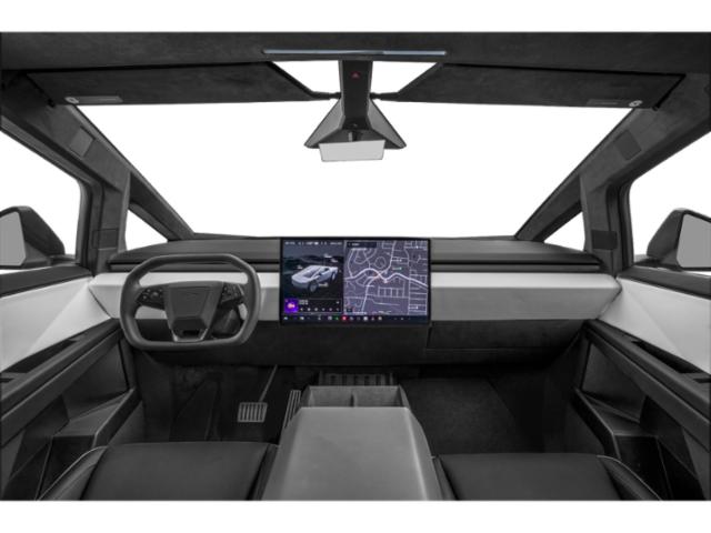 Minimalist interior with digital touchscreen and modern steering wheel.