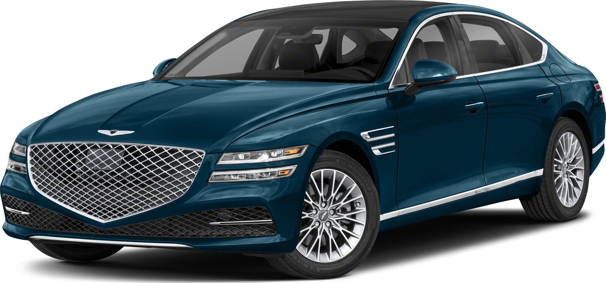 Prominent front grille and dual stacked LED headlights