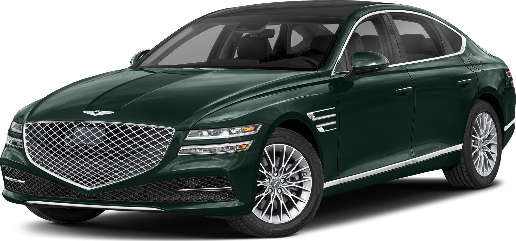 Large front grille with dual-layer LED headlights and chrome accents