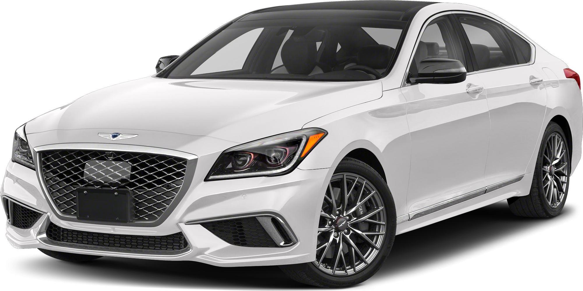 Front view with large grille, LED headlights, and multi-spoke alloy wheels