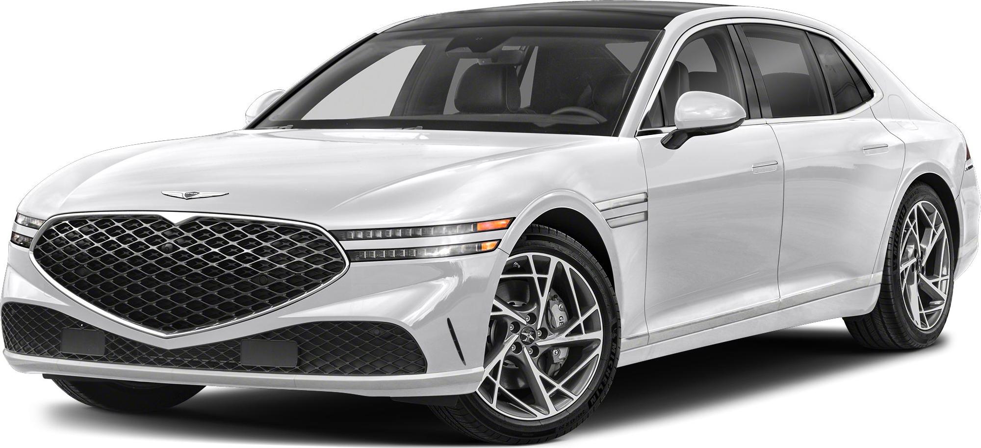 Large mesh front grille and alloy wheels with multi-spoke design
