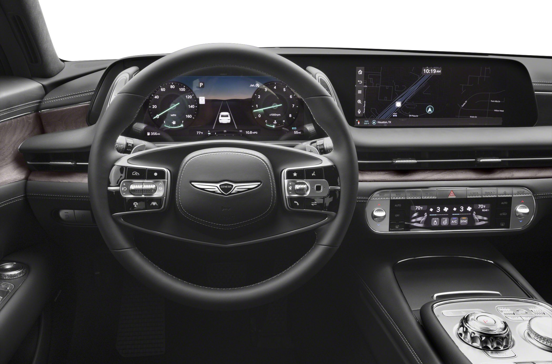 Digital instrument cluster and infotainment navigation system