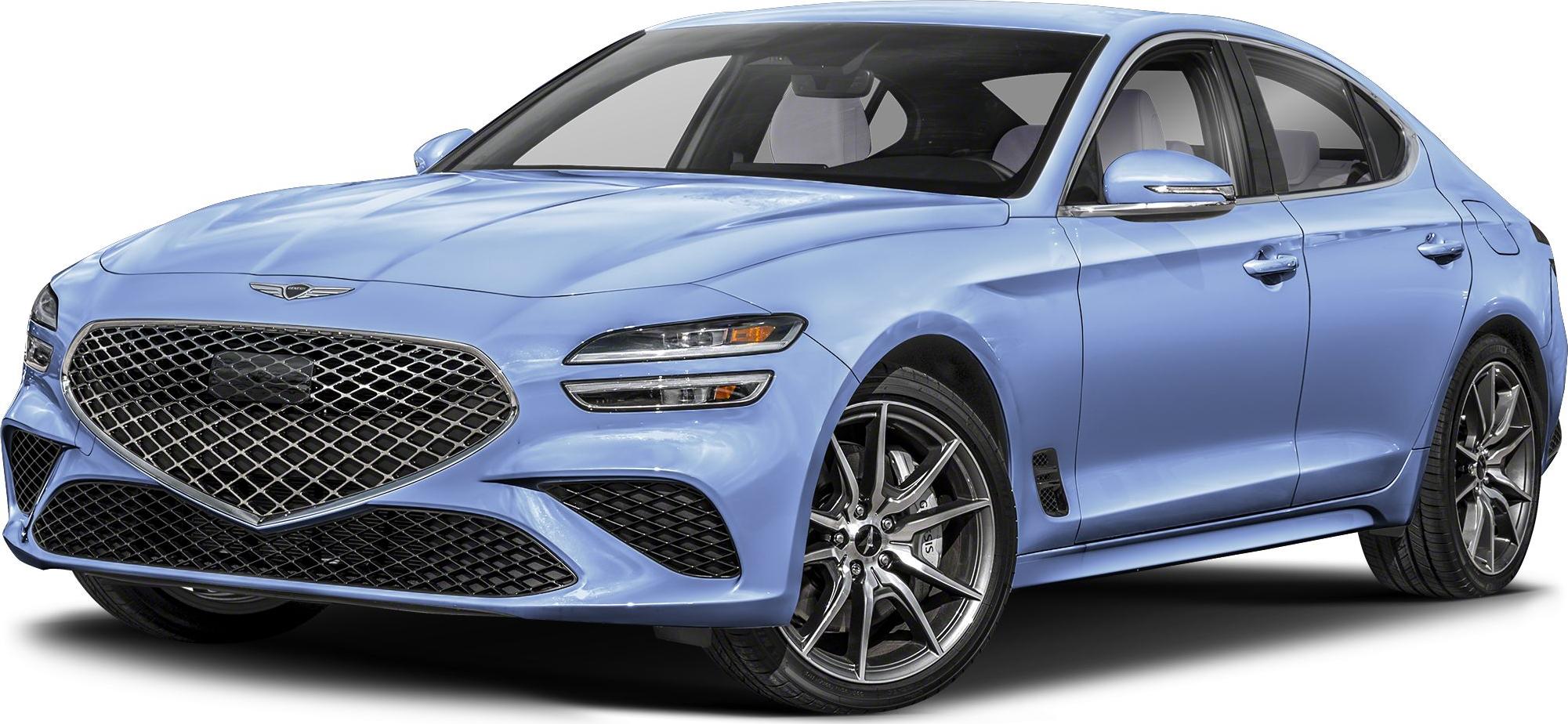 Front view with detailed grille and split headlights
