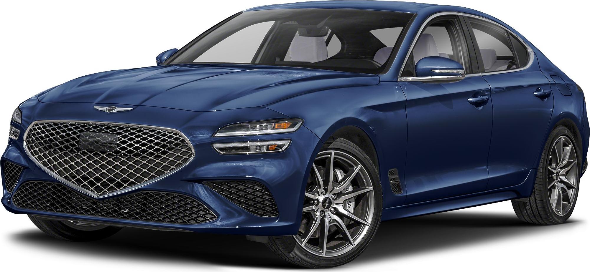 3/4 front-left view, Tasman Blue