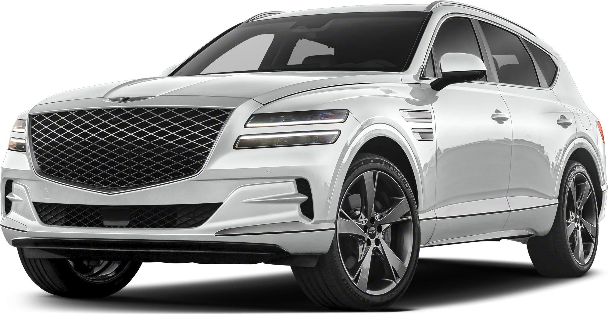 Large front grille and sleek multi-bar LED headlights