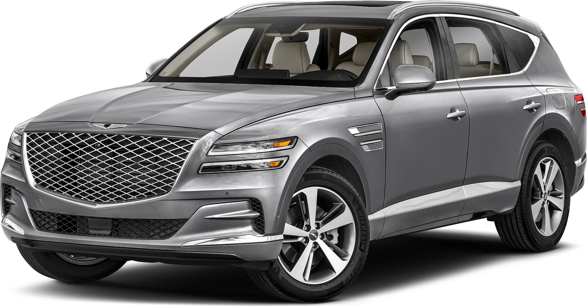 Bold grille and LED headlights on a modern SUV, alloy wheels visible