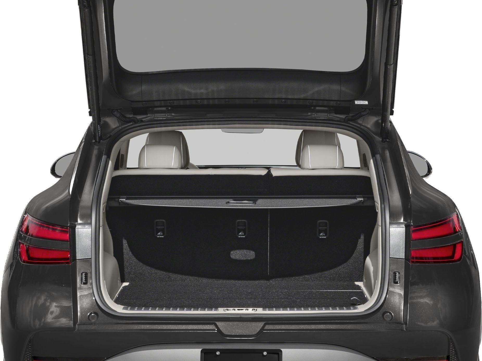 Open rear hatch with spacious trunk and cargo cover