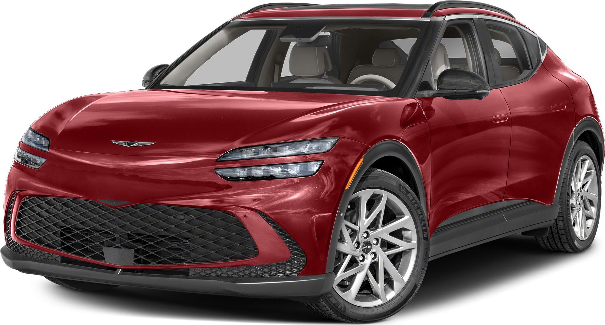 Front view, dual layer LED headlights, diamond mesh grille, alloy wheels