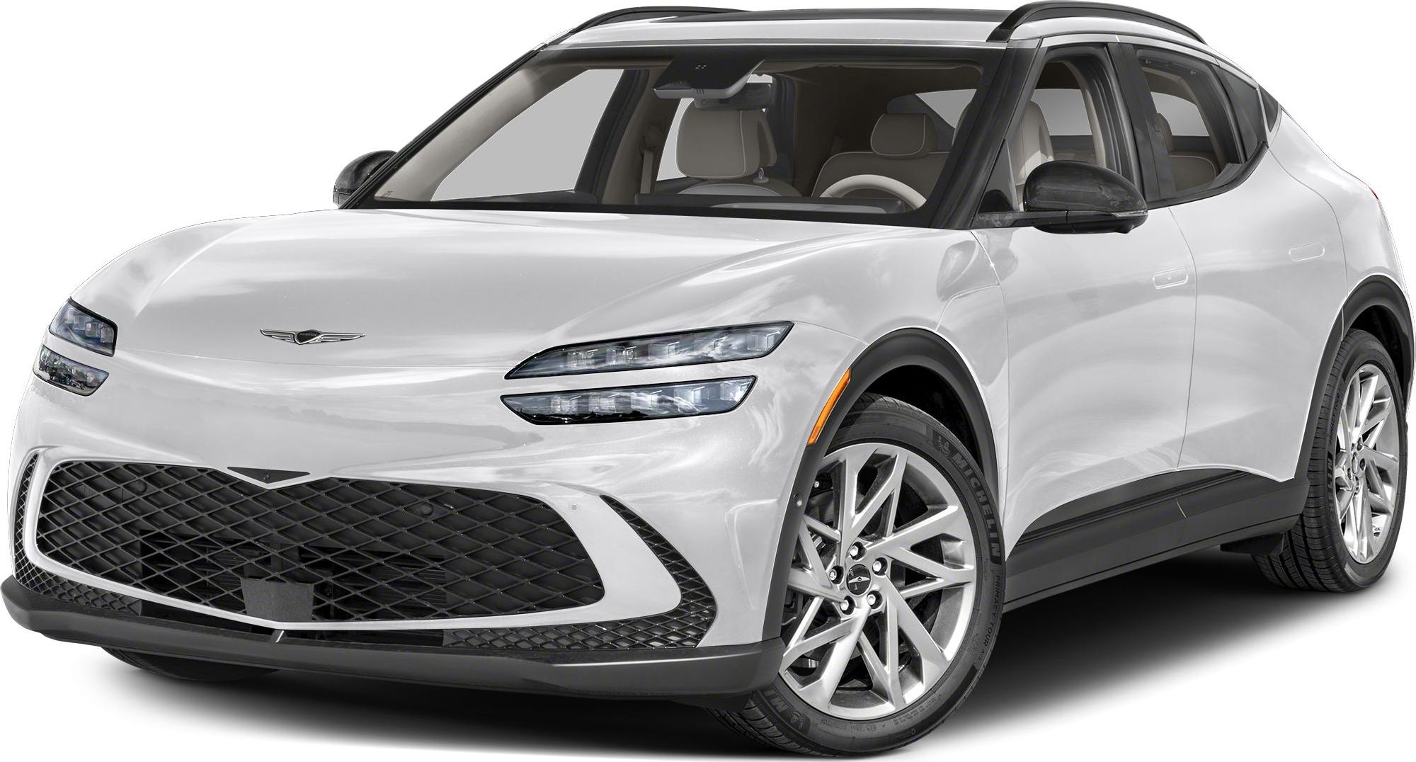Sleek front view with slim LED headlights and mesh grille