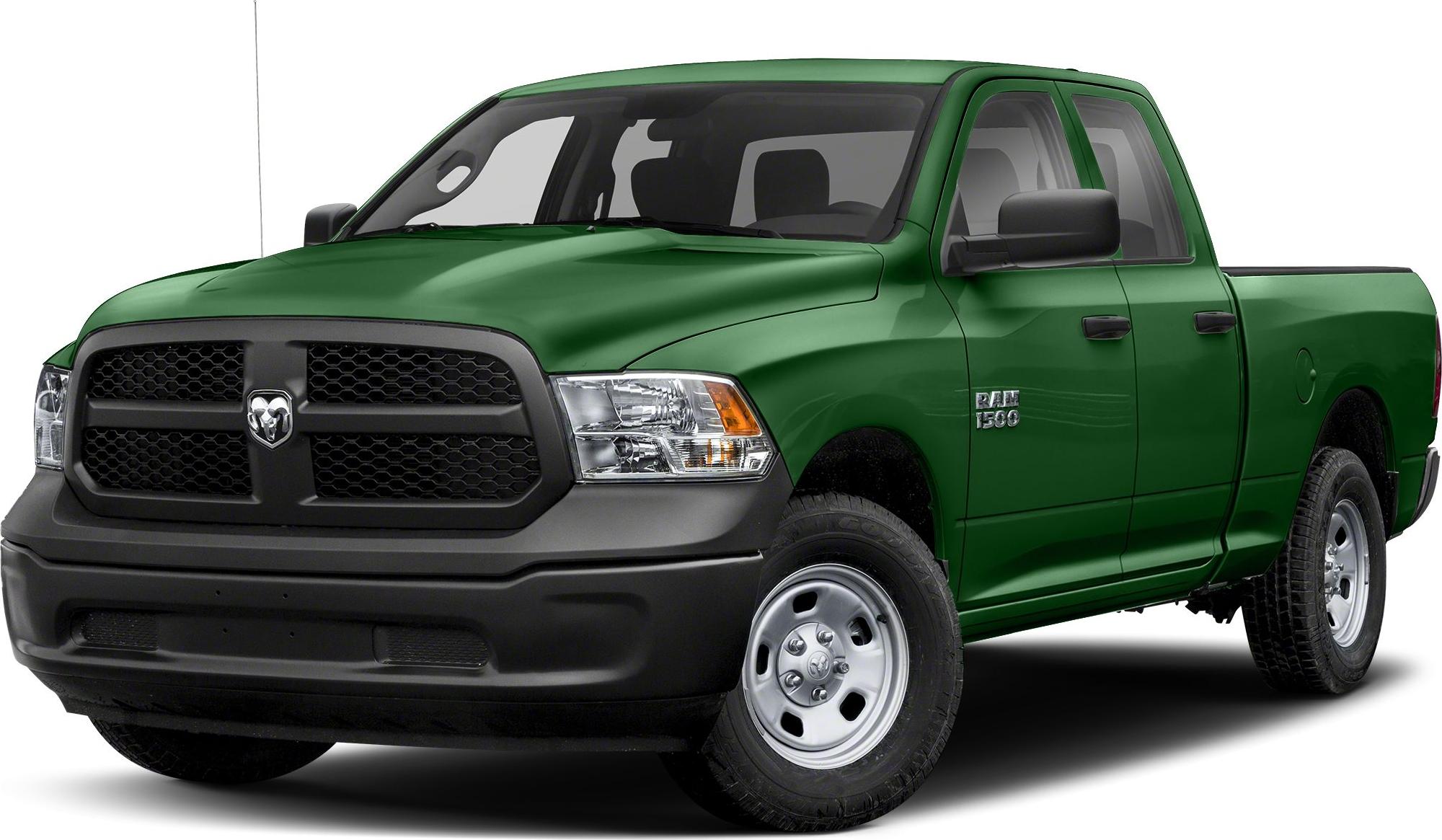 Front grille and four-door pickup body