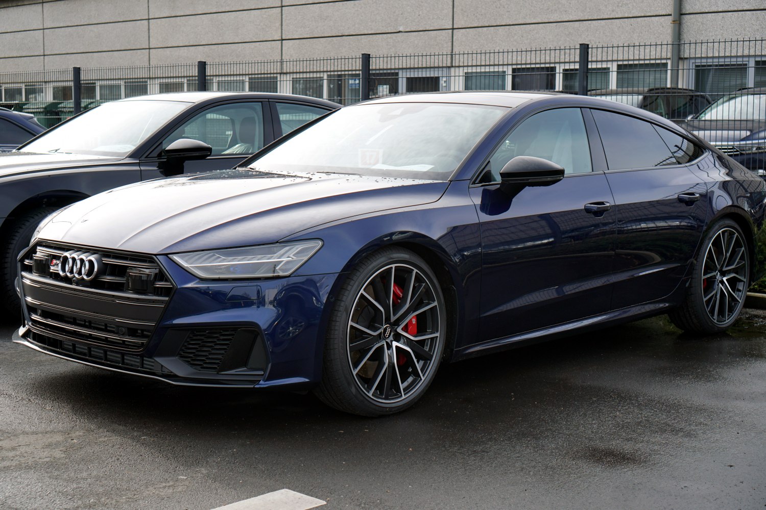 Sportback with red brake calipers and intricate alloy wheels