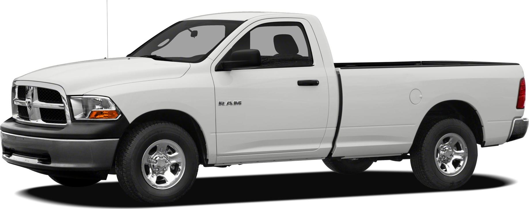 Side profile of a white single-cab pickup with extended bed